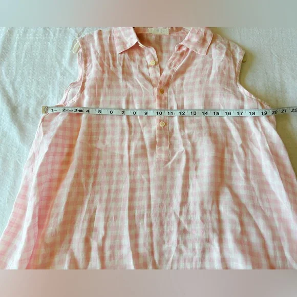 CP Shades Linen Gingham Top - Picture 8 of 12